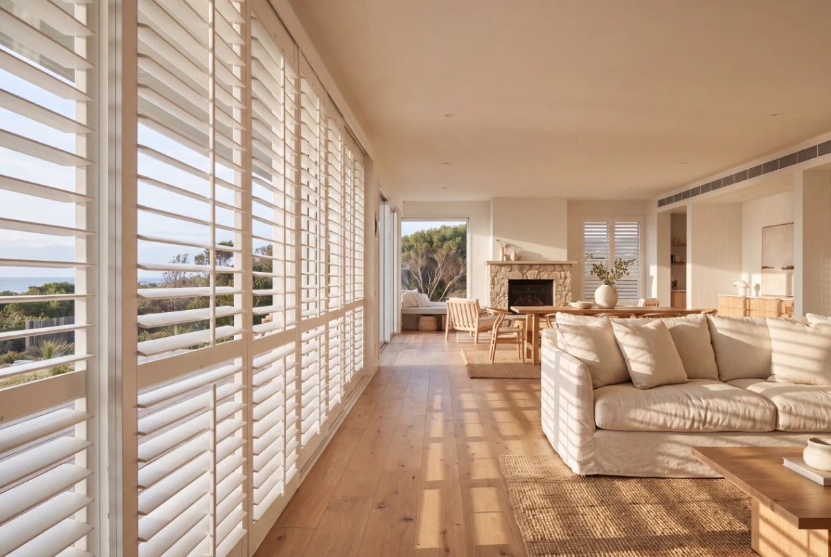 PVC plantation shutters